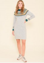 Brakeburn Fair isle Dress (Grey) AW21